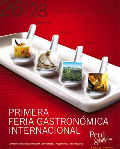 Cartel anunciador del encuentro gastronómico
